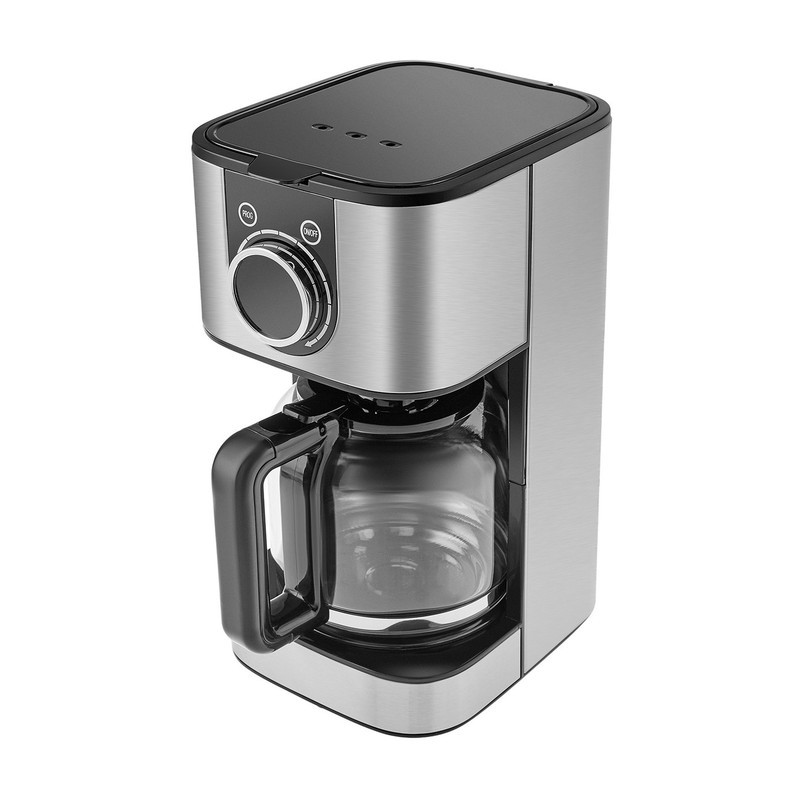 قهوه‌ساز کاراجا مدل INOX XL 2303، ظرفیت دم‌آوری بیشتر از ده فنجان با فیلتر استیل ضد زنگ، دارای صفحه گرم نگهدارنده قهوه و تعیین غلظت قهوه