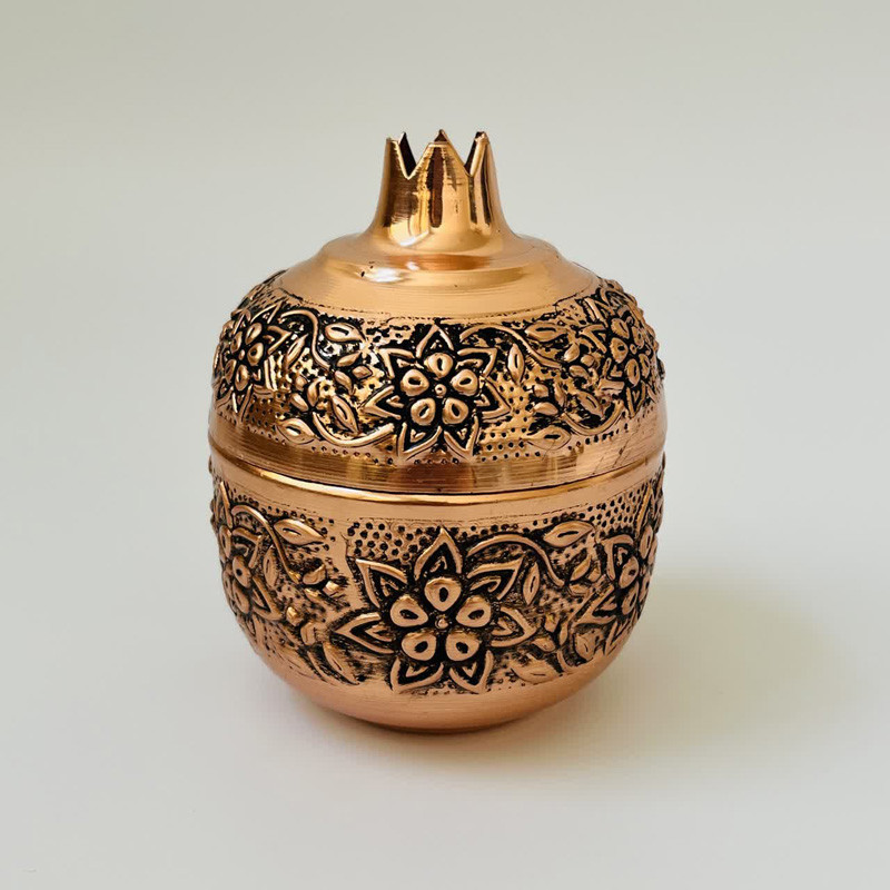 قندان مسی مدل انار کد ZH416