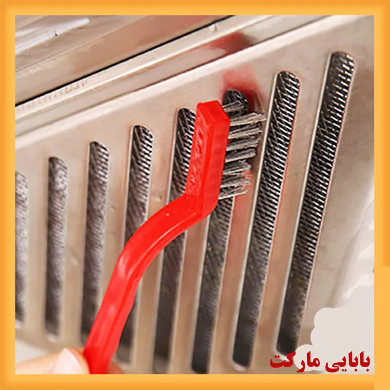 برس شستشو مدل مسواکی رنگی مجموعه 6 عددی