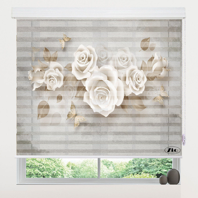 پرده زبرا زیو مدل 3D-1031 سایز 150x200 سانتی متر