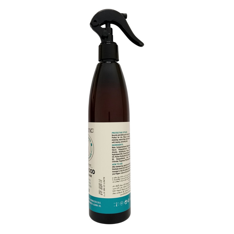محلول تقویت‌کننده‌ مو کلینیک کیندی مدل CURLY مناسب برای مو آسیب دیده، خشک، وزدار حجم 400 میلی‌لیتر