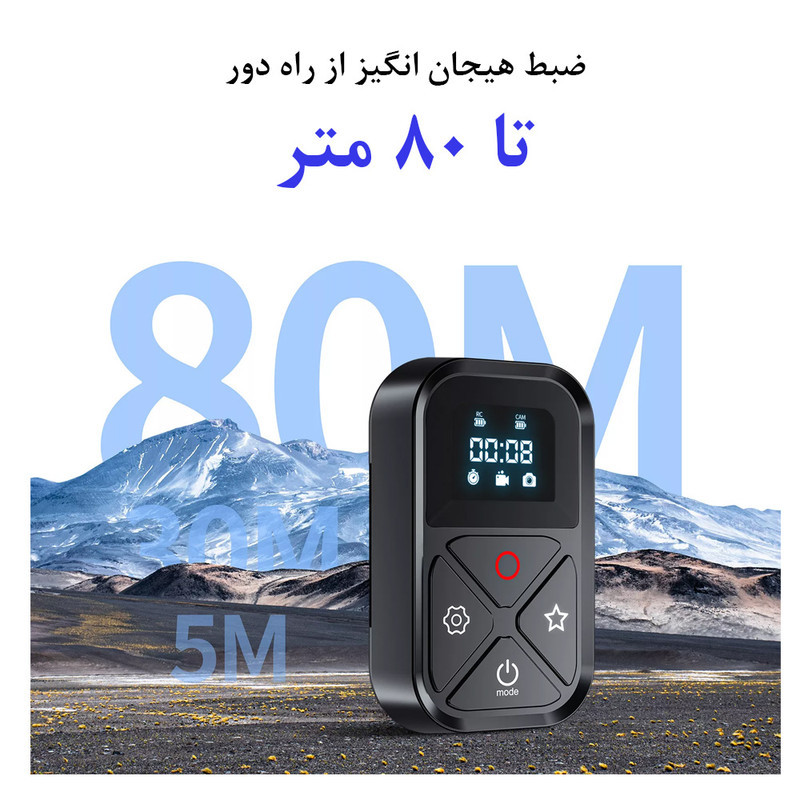 ریموت کنترل تلسین مدل T10 مناسب برای دوربین گوپرو Hero 8  9  10  11  Max