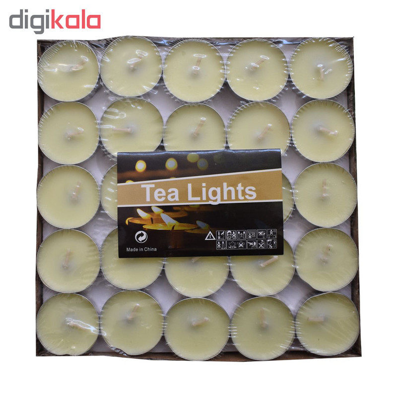 شمع وارمر مدل Tealight بسته 50 عددی