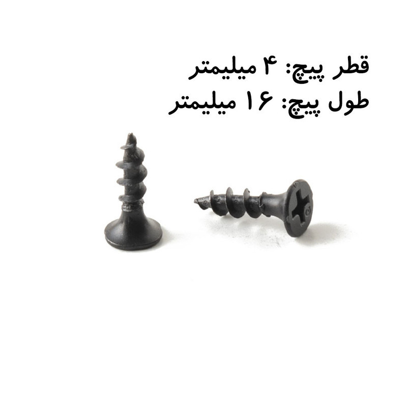پیچ ام دی اف مدل 4 در 16 بسته 100 عددی