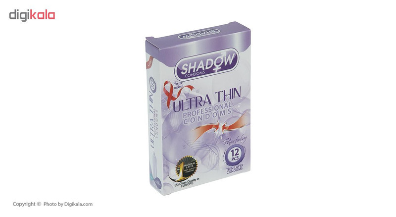 کاندوم شادو مدل Ultra Thin بسته 12 عددی