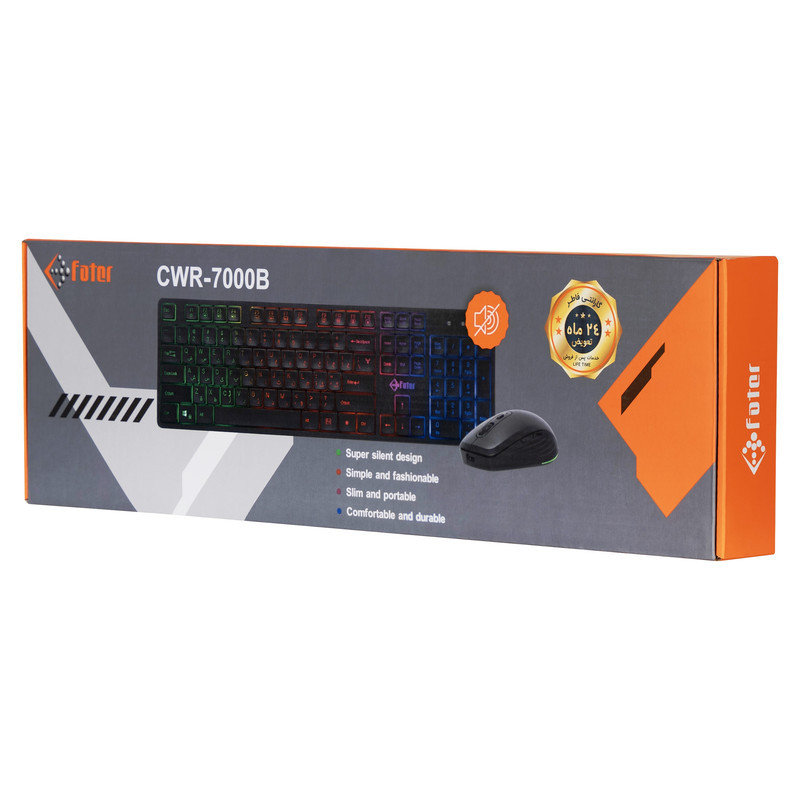 ست گیمینگ فاطر مدل  CWR-7000 Keyboard & Mouse