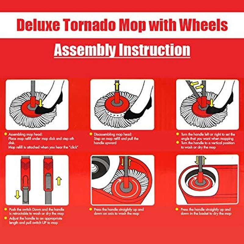 زمین شوی چرخشی لیائو پرفکت لایف مدل TORNADO کد T130029