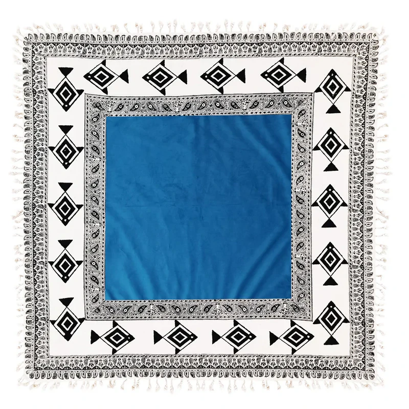 رومیزی مخمل مدل ماهی