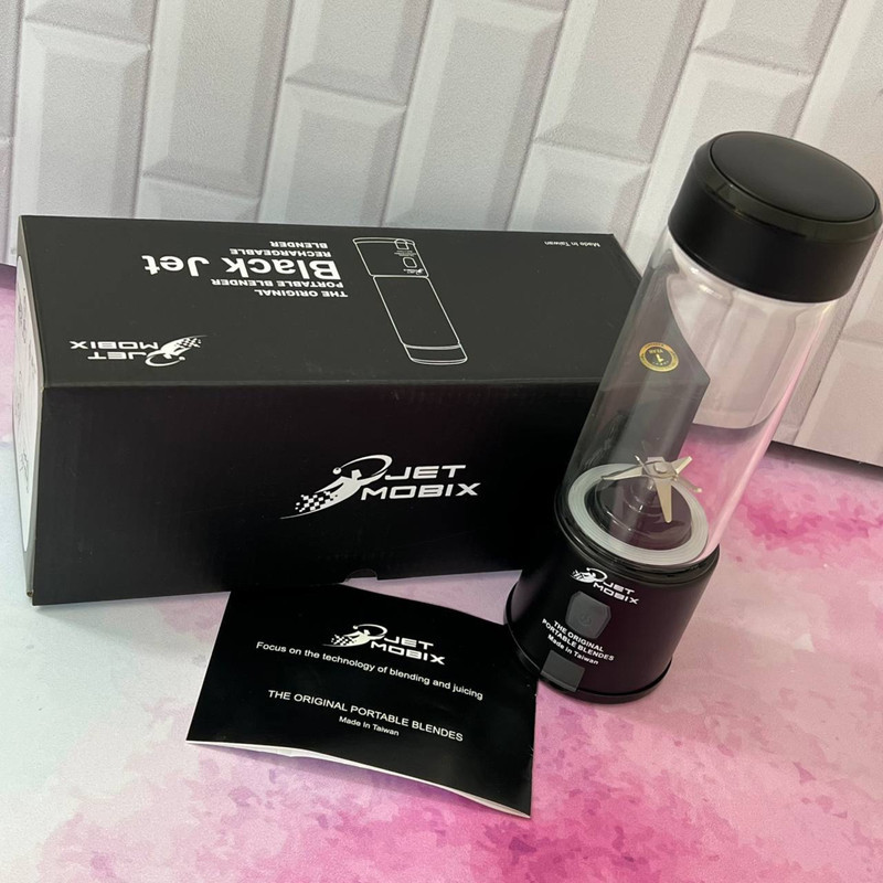 شیکر شارژی جت موبیکس مدل Black Jet گنجایش 0.45 لیتر