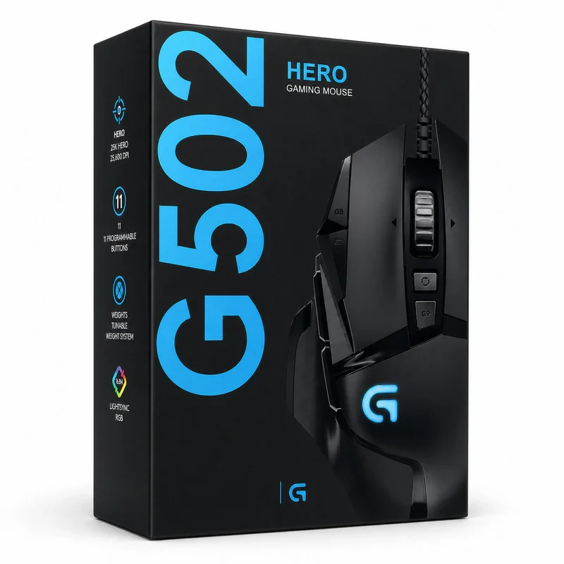 موس گیمینگ هیرو مدل G502