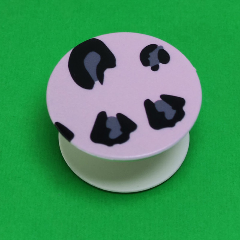 پایه نگهدارنده گوشی موبایل پاپ سوکت مدل PINK LEOPARD
