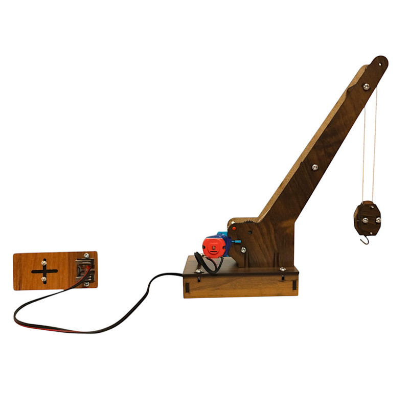 کیت آموزشی ایزی کیت مدل ساخت جرثقیل چوبی کار و فناوری کد EK1
