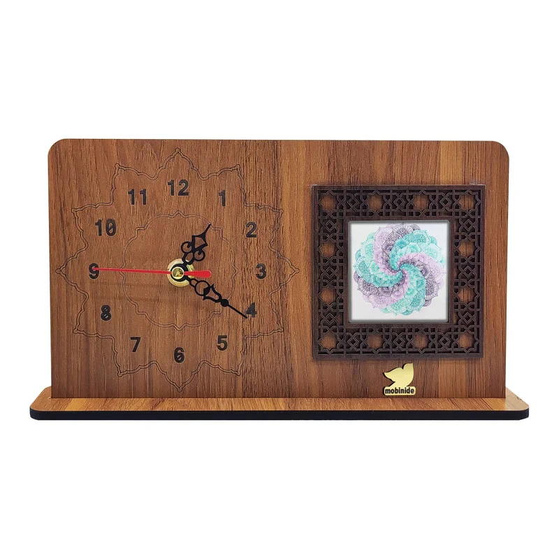 ساعت رومیزی مبین ایده مدل نقاشی B-h84