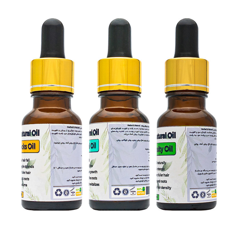 روغن مو هربال اند نچرال مدل MIX حجم 15 میلی لیتر بسته 3 عددی