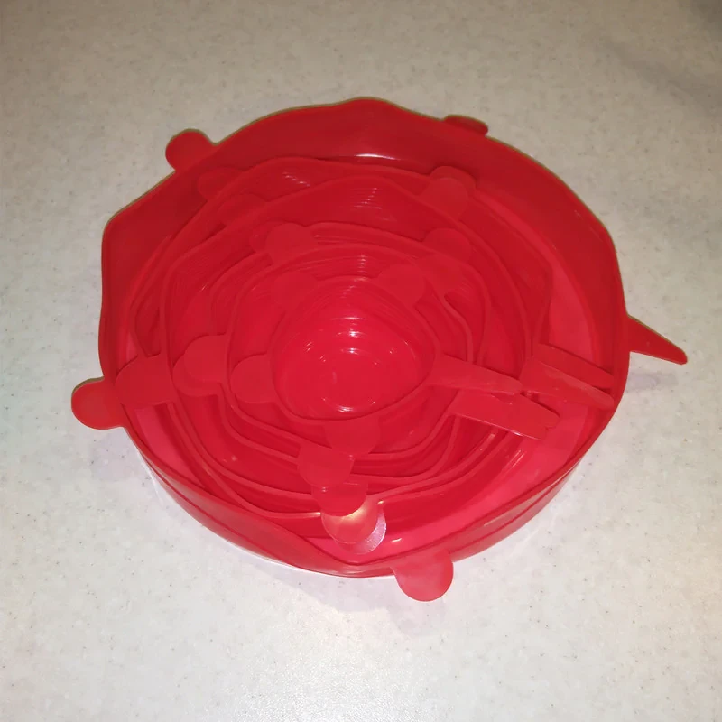 درپوش محافظ غذا مدل B11 بسته ۶ عددی