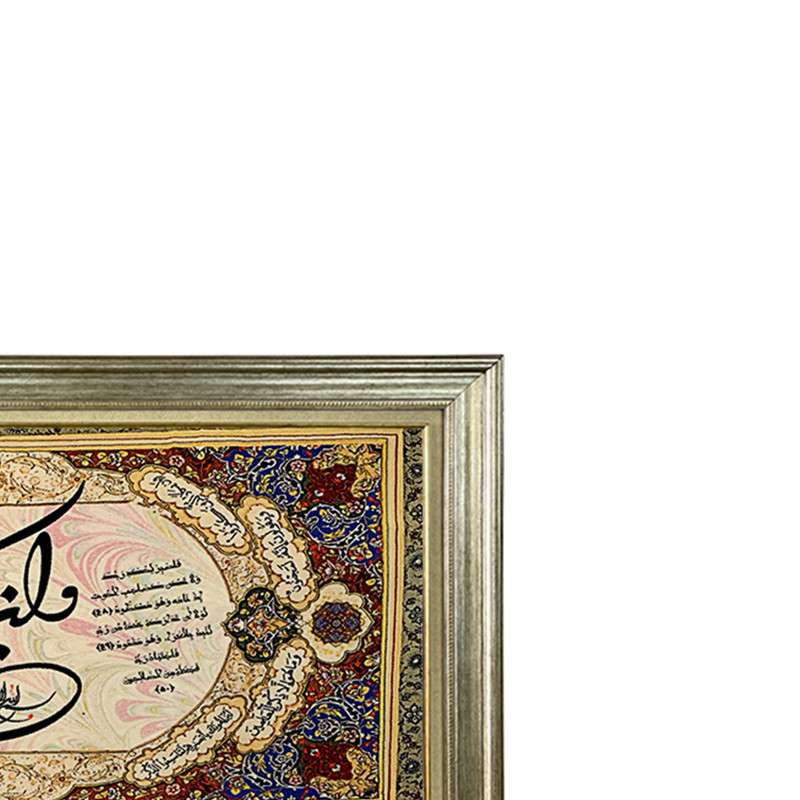 تابلو فرش ماشینی طرح دستبافت مدل وان یکاد کد 8525