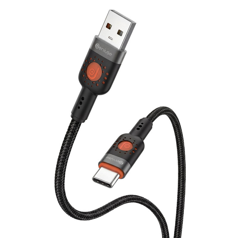 کابل تبدیل USB به USB-C بنیوس مدل BE-CA13 طول 1 متر