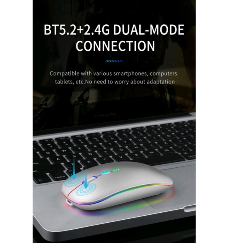 ماوس بی سیم مدل Silent RGB