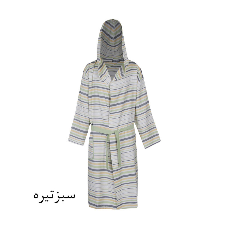 حوله پالتویی ابراهیمی یزد مدل راه راه سایز 125