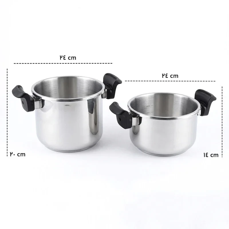 زودپز دوقلو یونیک اولترا مدل UA-3001 گنجایش 7 و 5 لیتر