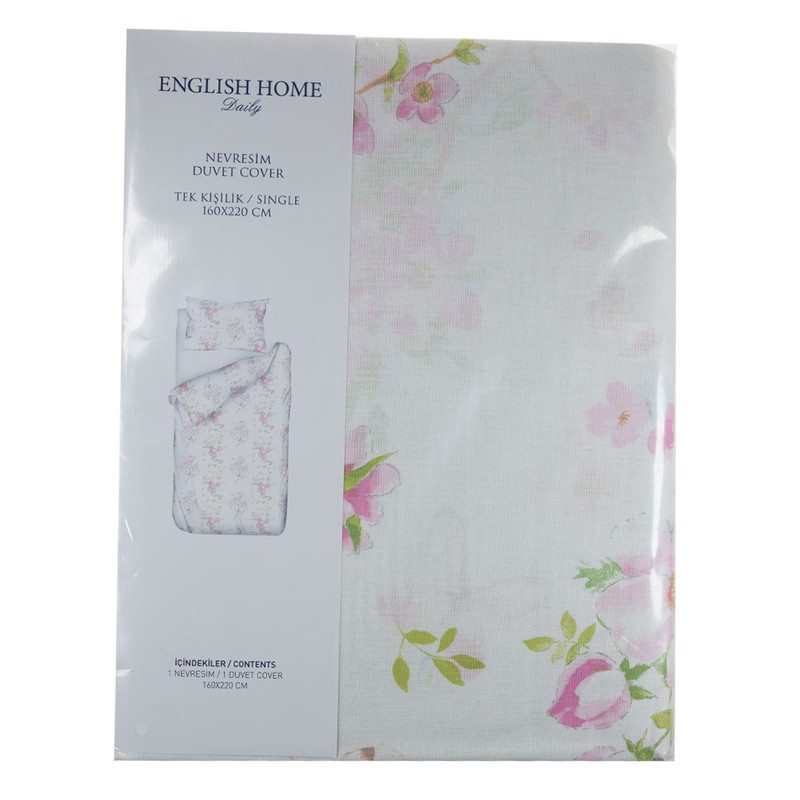 روکش لحاف انگلیش هوم مدل Sakura Garden یک نفره 160x220 سانتی متر