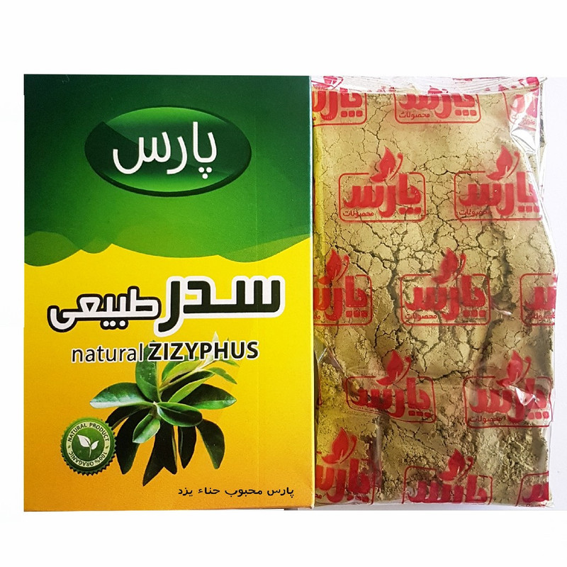 پودر تقویت کننده مو پارس محبوب حناء یزد مدل سدر وزن ۱۰۰ گرم