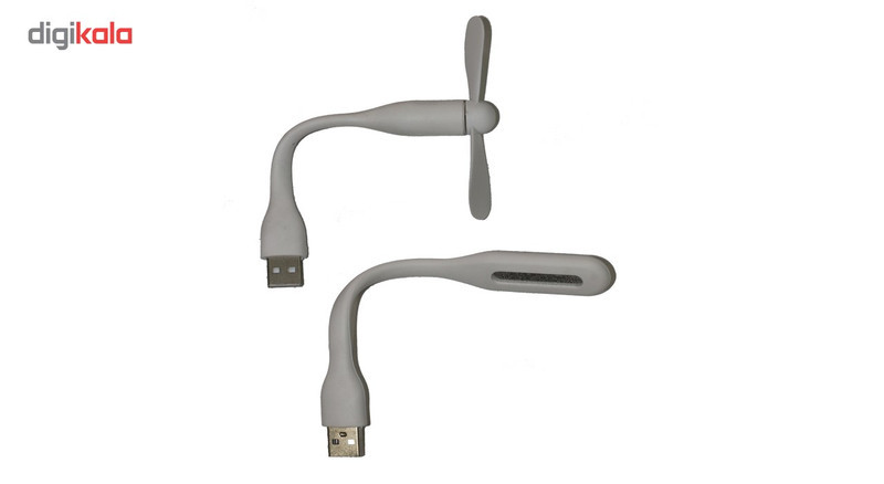 پنکه همراه ریمکس Mini USB مدلMb68 به همراه چراغ ال ای دی