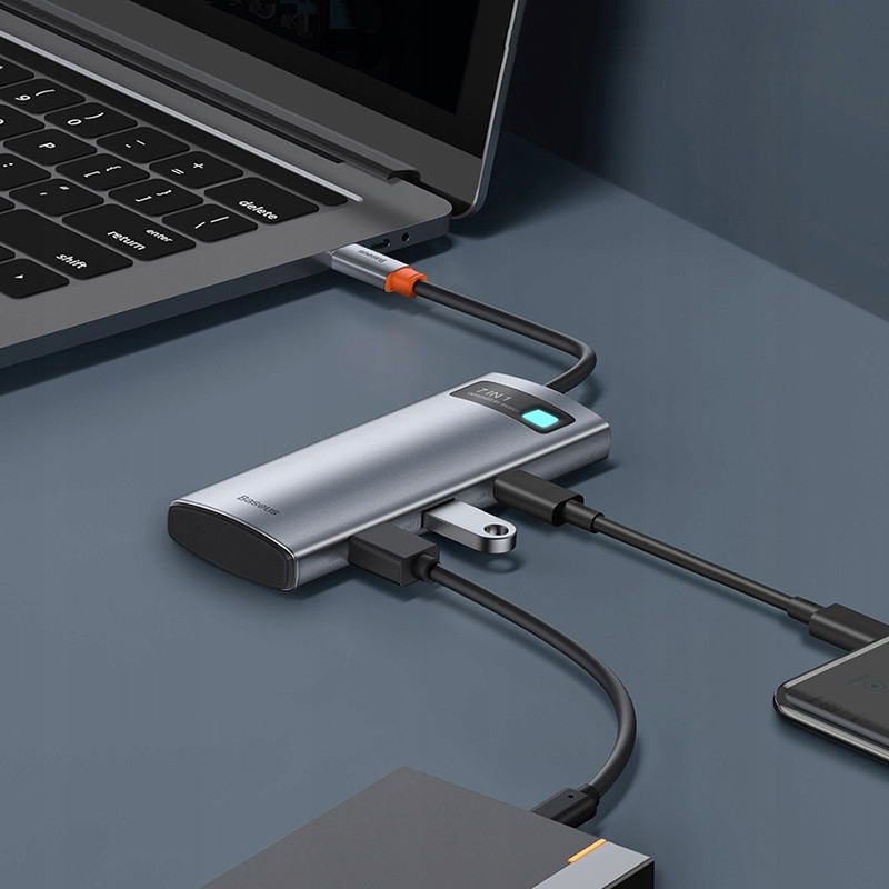 هاب 7 پورت USB-C بیسوس مدل BS-OH146
