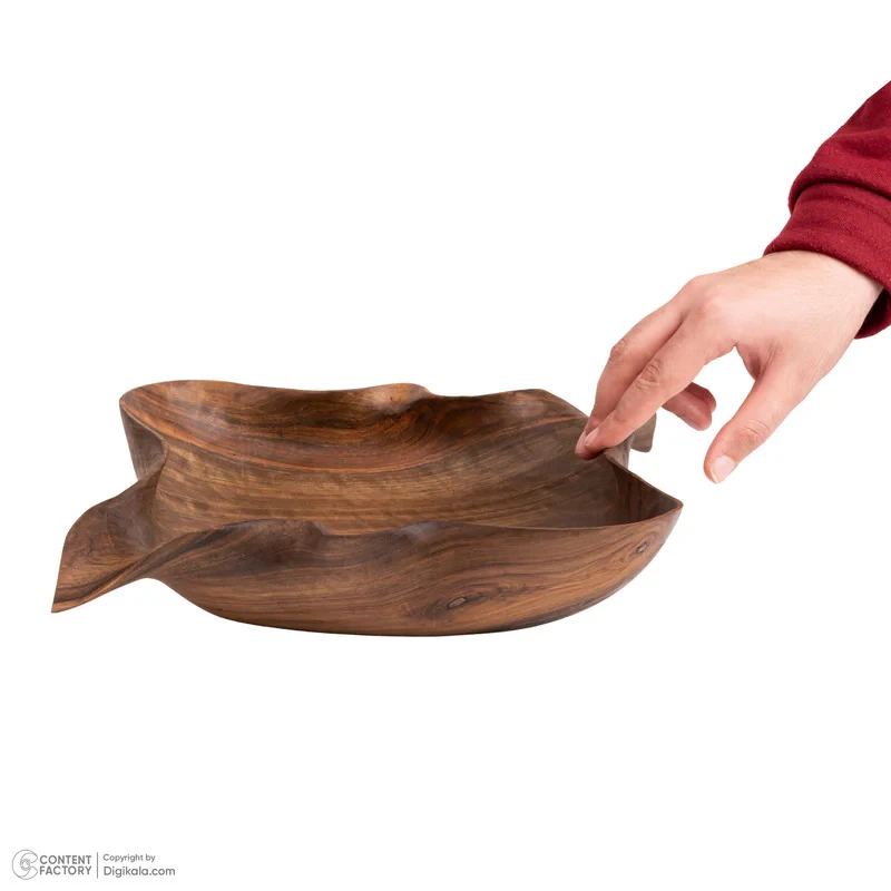 میوه خوری چوبی دست ساز مدل گلبرگ