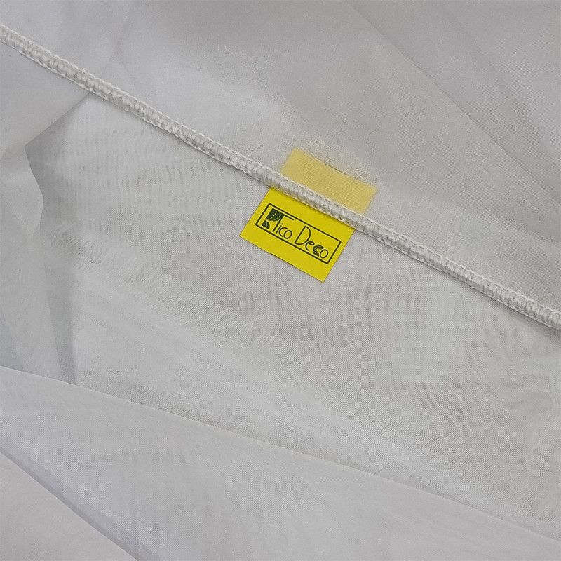 پرده تیکو دکو مدل کتان تور ساده سایز 300x280 سانتی متر
