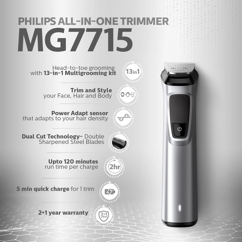 ماشین اصلاح موی سر و صورت فیلیپس مدل MG7715