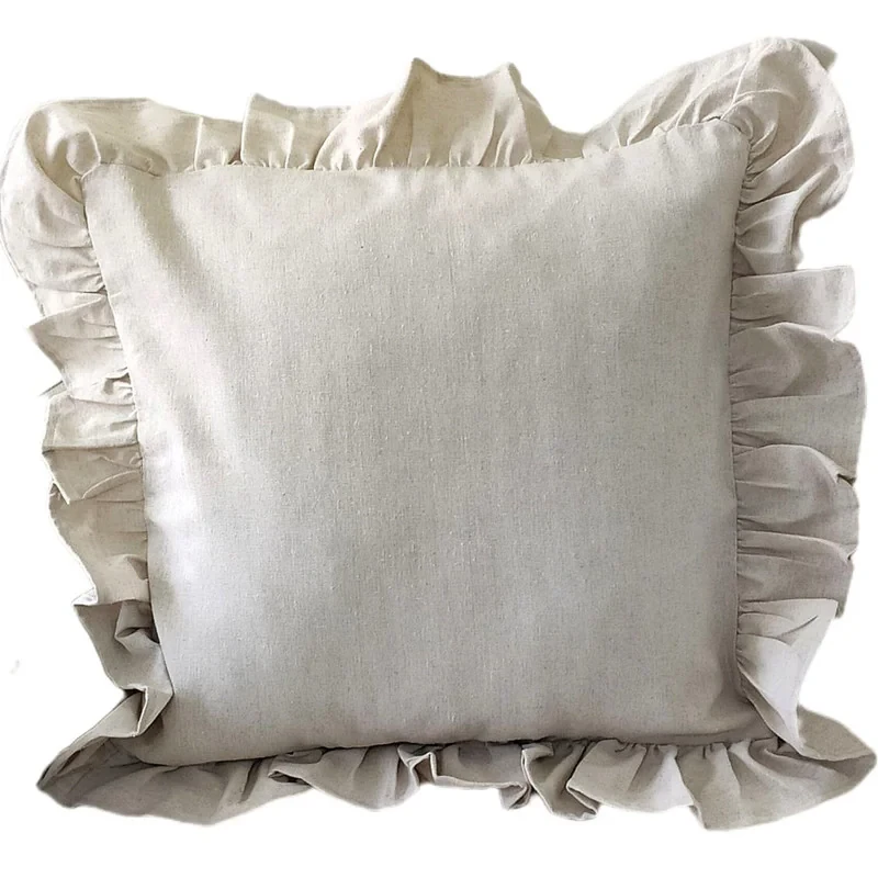 کاور کوسن مدل لینن دور چین کد 1401 سایز 40×40 سانتی متر