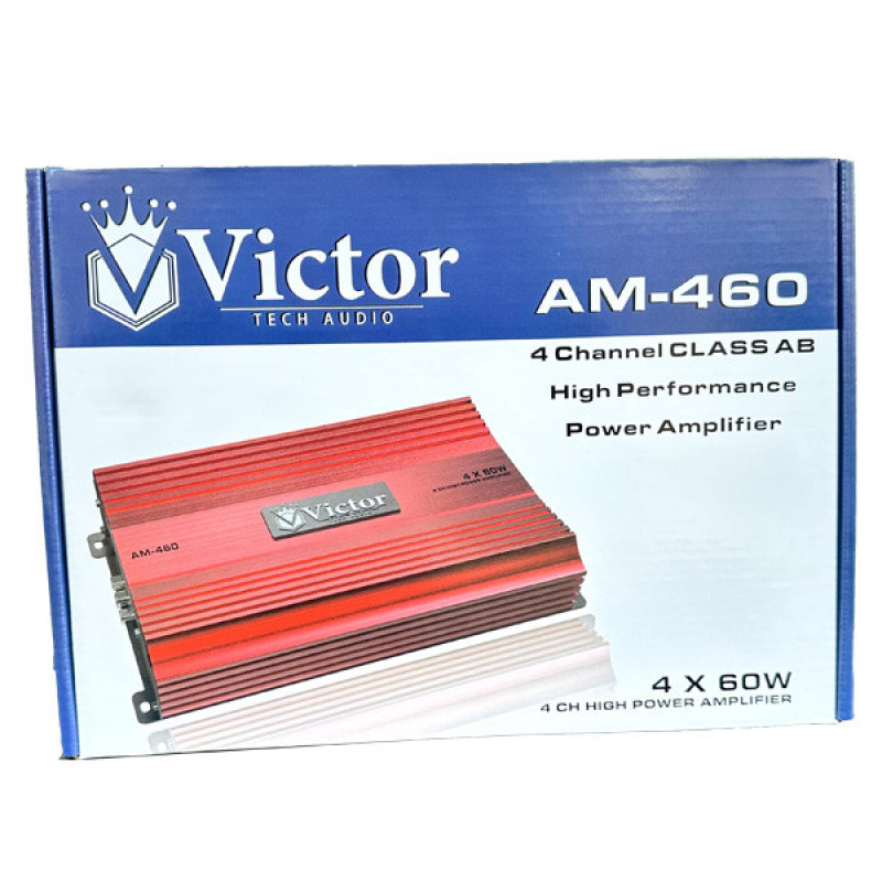 آمپلی فایر خودرو 4 کانال ویکتور مدل AM-460