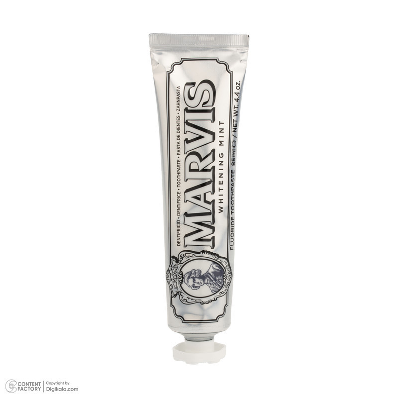 خمیر دندان سفید کننده مارویس مدل  WHITENING MINT حجم 85 میلی لیتر