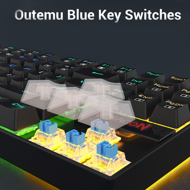 کیبورد گیمینگ ردراگون مدل K552 RGB