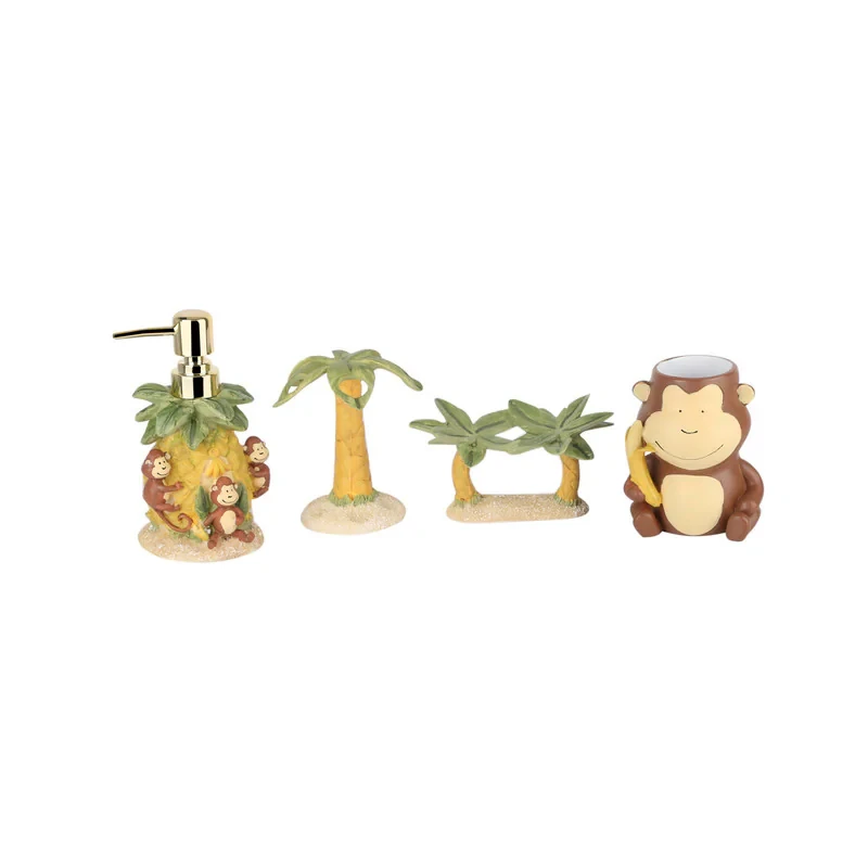ست سرویس بهداشتی 4 پارچه پیسو مدل Monkey