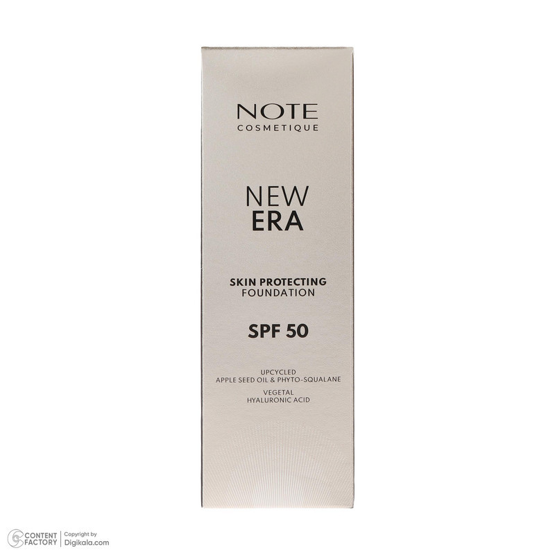 کرم پودر مایع SPF 50 نوت مدل NEW ERA شماره 130 مناسب برای انواع پوست حجم 30 میلی‌لیتر