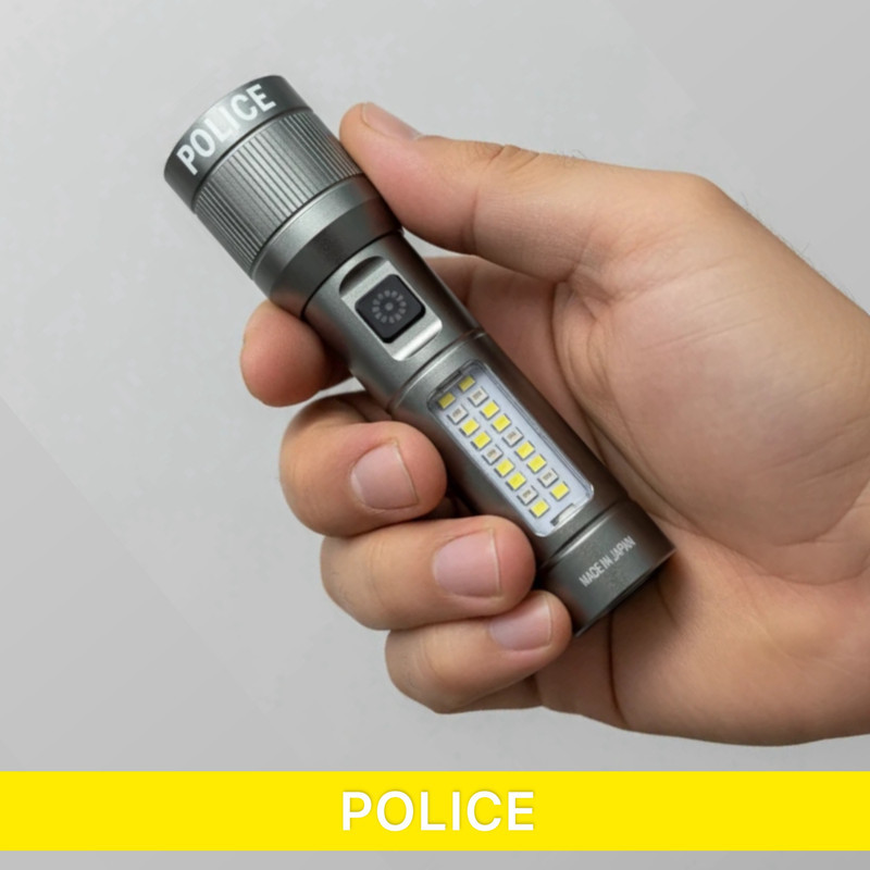 چراغ قوه دستی آکوا مدل POLICE-7234 با نور مهتابی