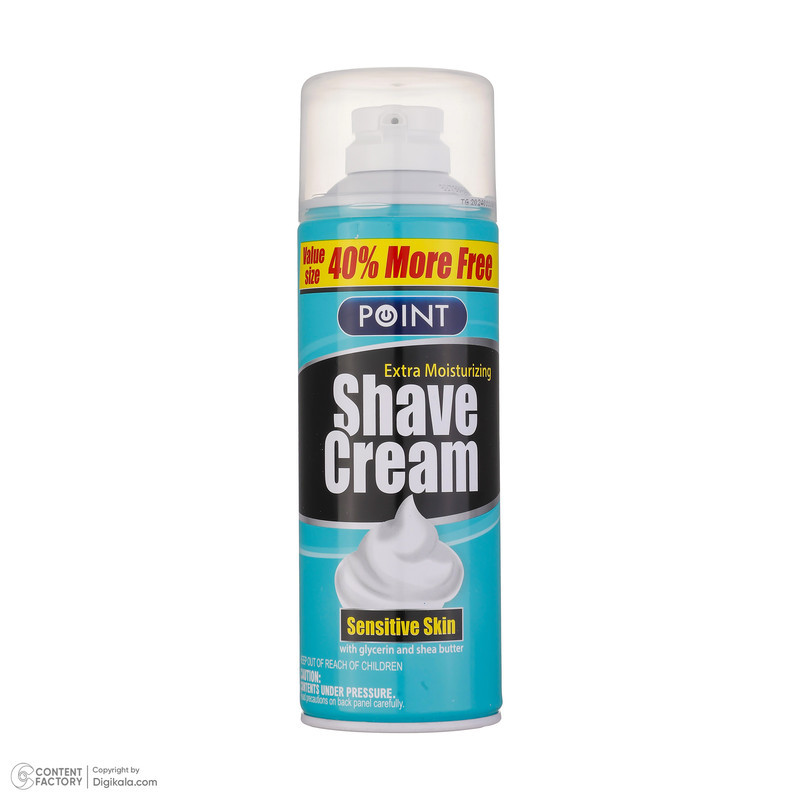 فوم اصلاح پوینت مدل Extra MOISTURIZING حجم 400 میلی لیتر