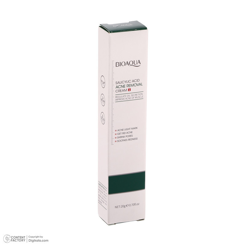 کرم ضد جوش صورت بی آکوا مدل Salicylic Acid مناسب برای انواع پوست وزن 20 گرم