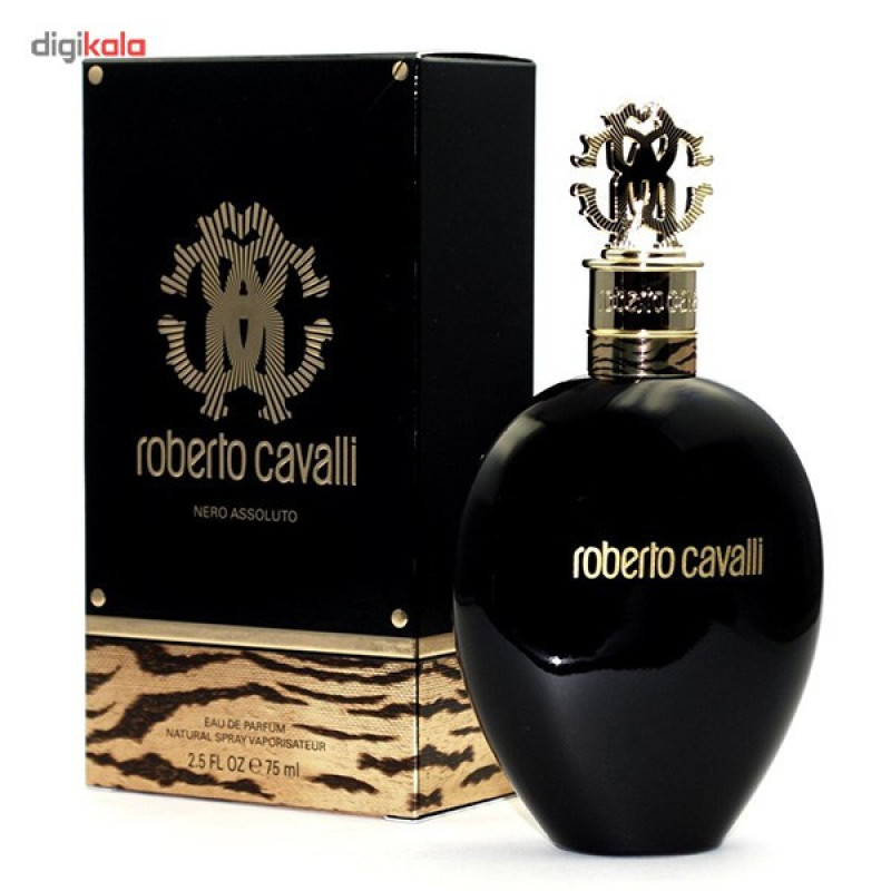 ادو پرفیوم زنانه روبرتو کاوالی مدل Roberto Cavalli Nero Assoluto حجم 75 میلی لیتر
