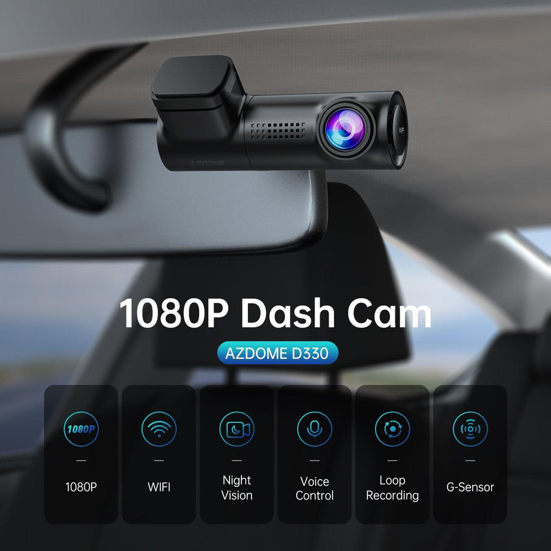 دوربین ثبت وقایع خودرو آزدم مدل M330