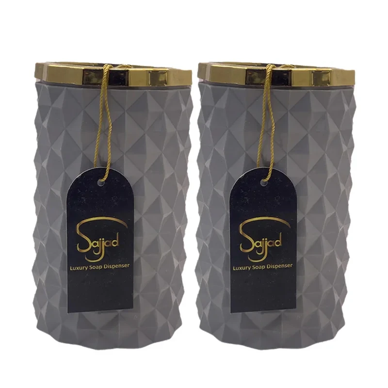 جامسواکی سجاد طرح luxury soap dispoenser مجموعه 2 عددی