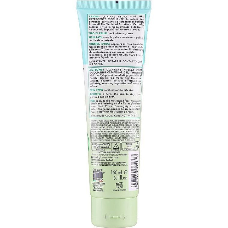 ژل لایه بردار صورت کلینیانس مدل Hydra Plus حجم 150 میلی لیتر