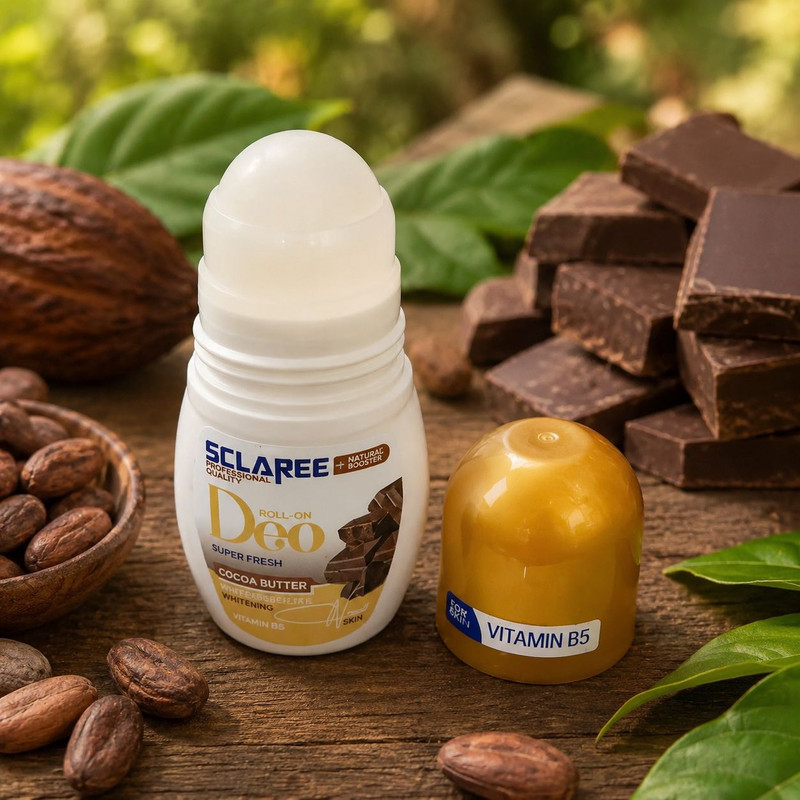 رول دئودورانت زنانه اسکلاره مدل Cocoa Butter حجم 75 میلی‌لیتر