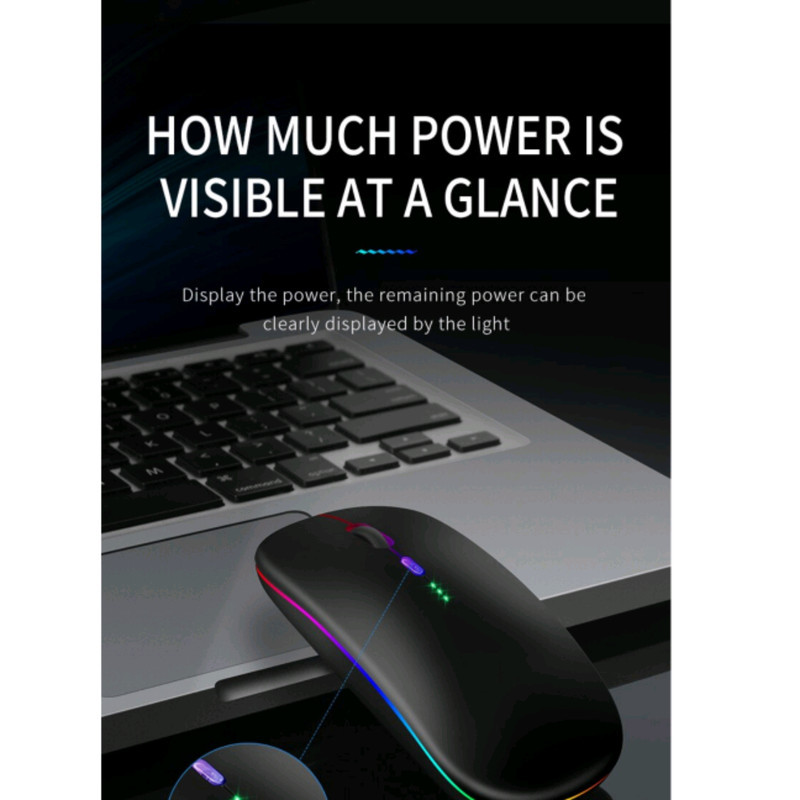 ماوس بی سیم مدل Silent RGB
