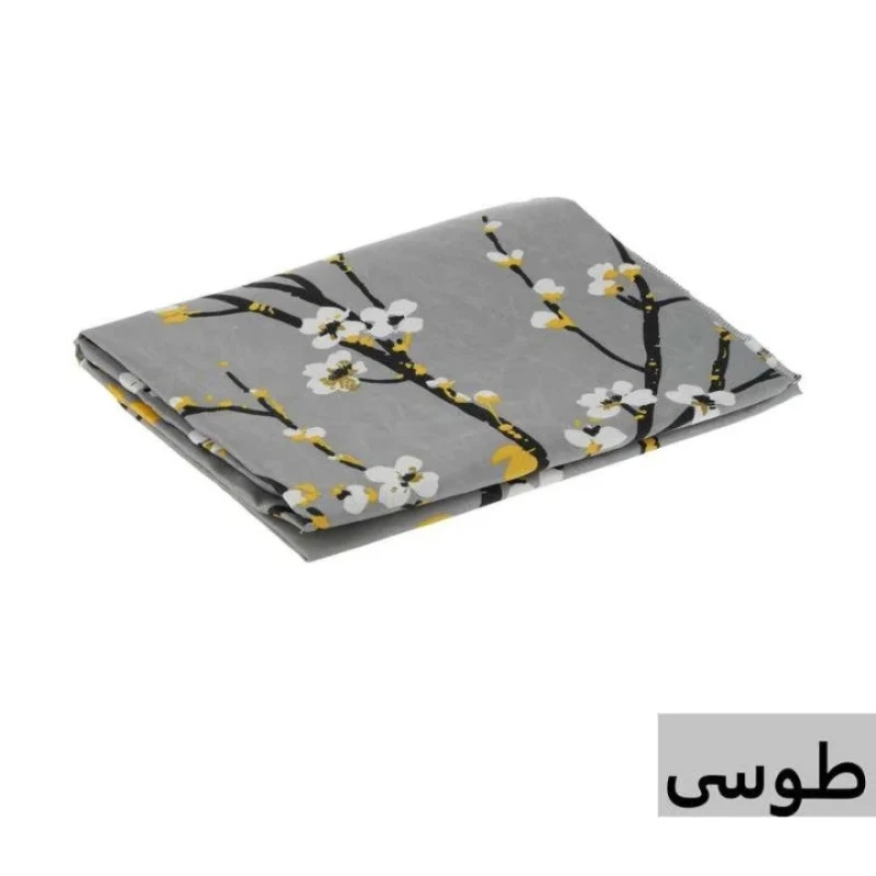 سرویس ملحفه طرح شکوفه کد 180 دو نفره سه تکه