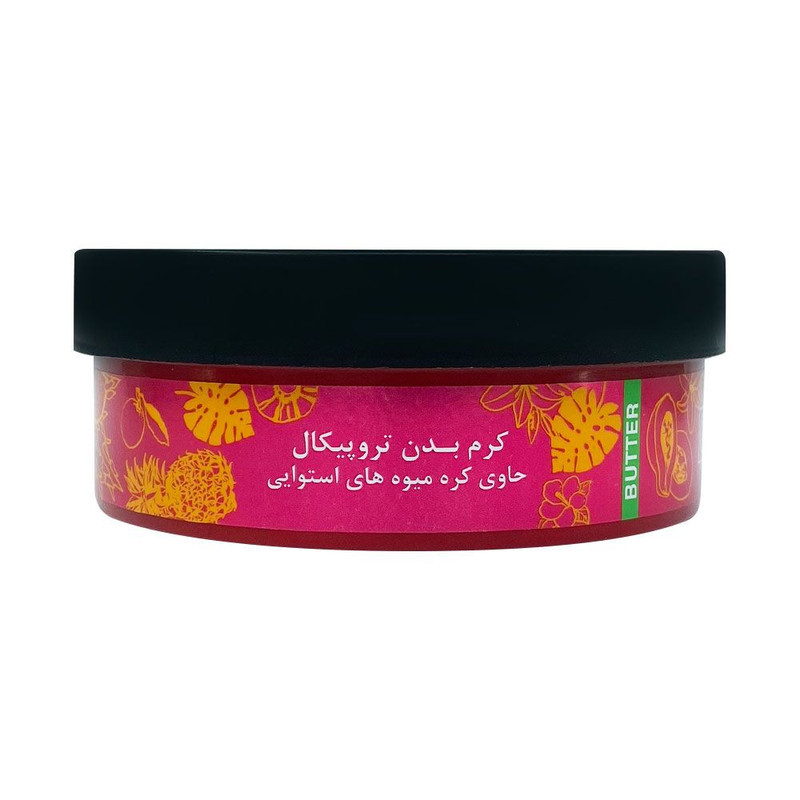 کرم بدن دیپ سنس مدل استوایی حجم 200 میلی‌لیتر مناسب پوست خشک با کره کاکائو، شی باتر و روغن آملا، ضد التهاب، مرطوب‌کننده و تسکین‌دهنده خارش پوست