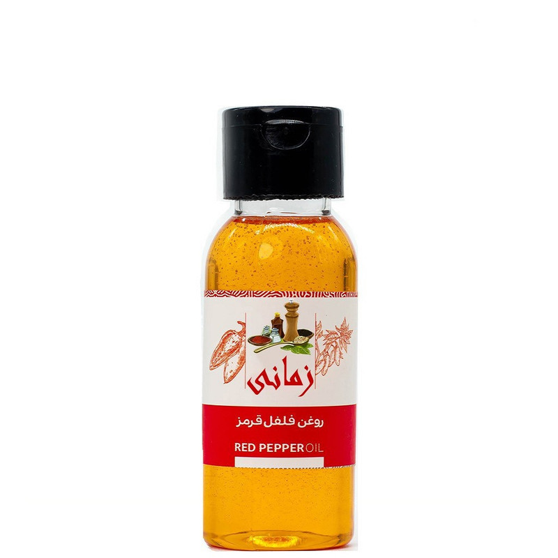 روغن فلفل قرمز زمانی مدل پرس سرد - 60 میلی لیتر