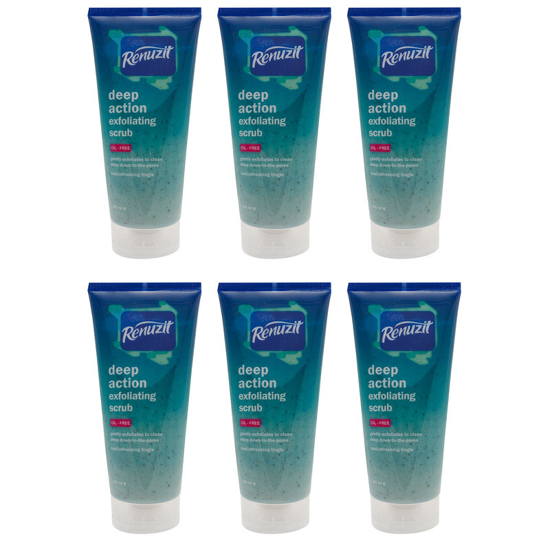 اسکراب لایه بردار رینو زیت مدل Deep action exfolianting حجم 200 میلی لیتر بسته 6 عددی